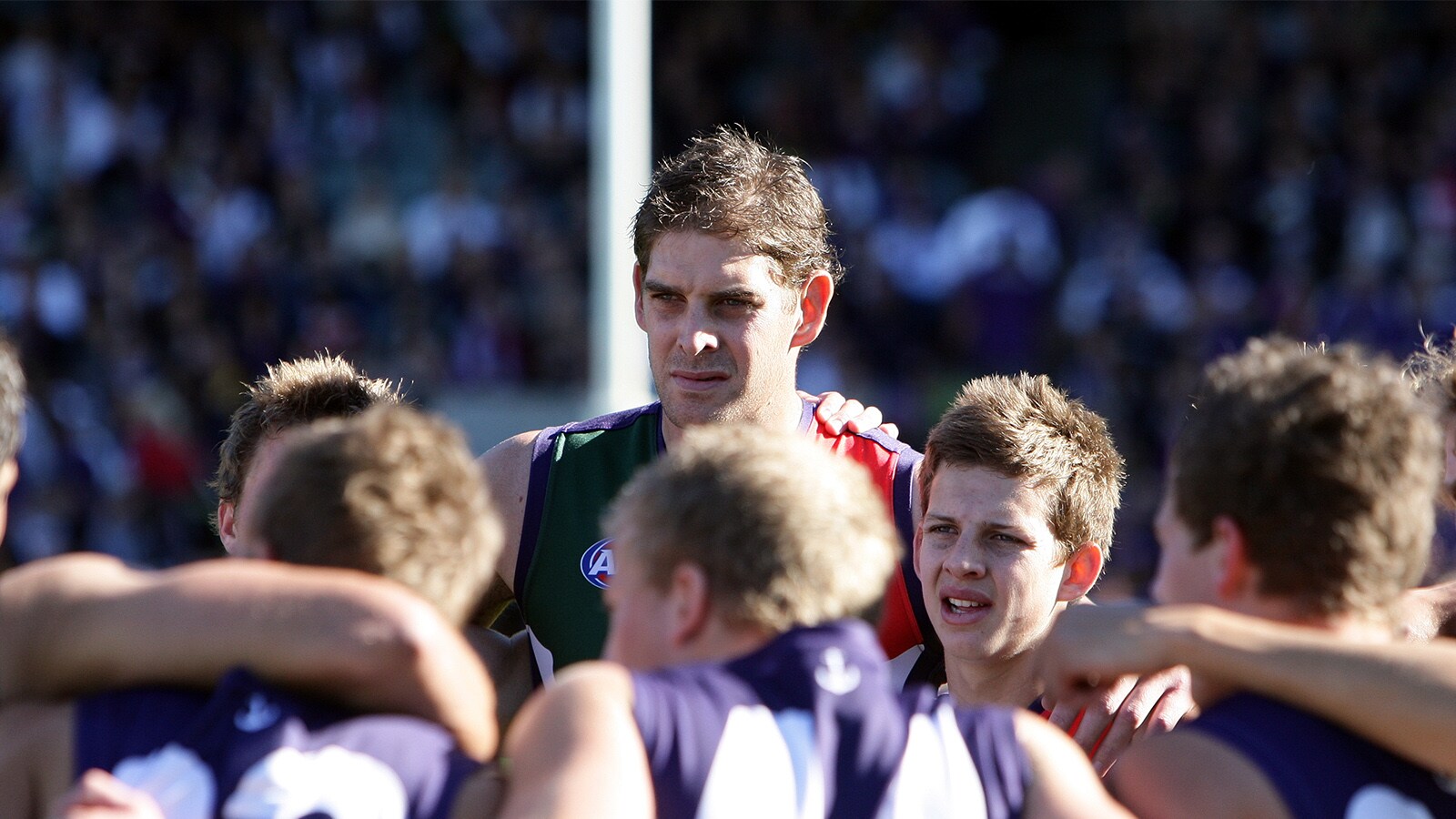 sandilands web 138.jpg Aaron Sandilands with a young Nat Fyfe in 2010. - Fremantle,Fremantle Dockers,AFL,Aaron Sandilands